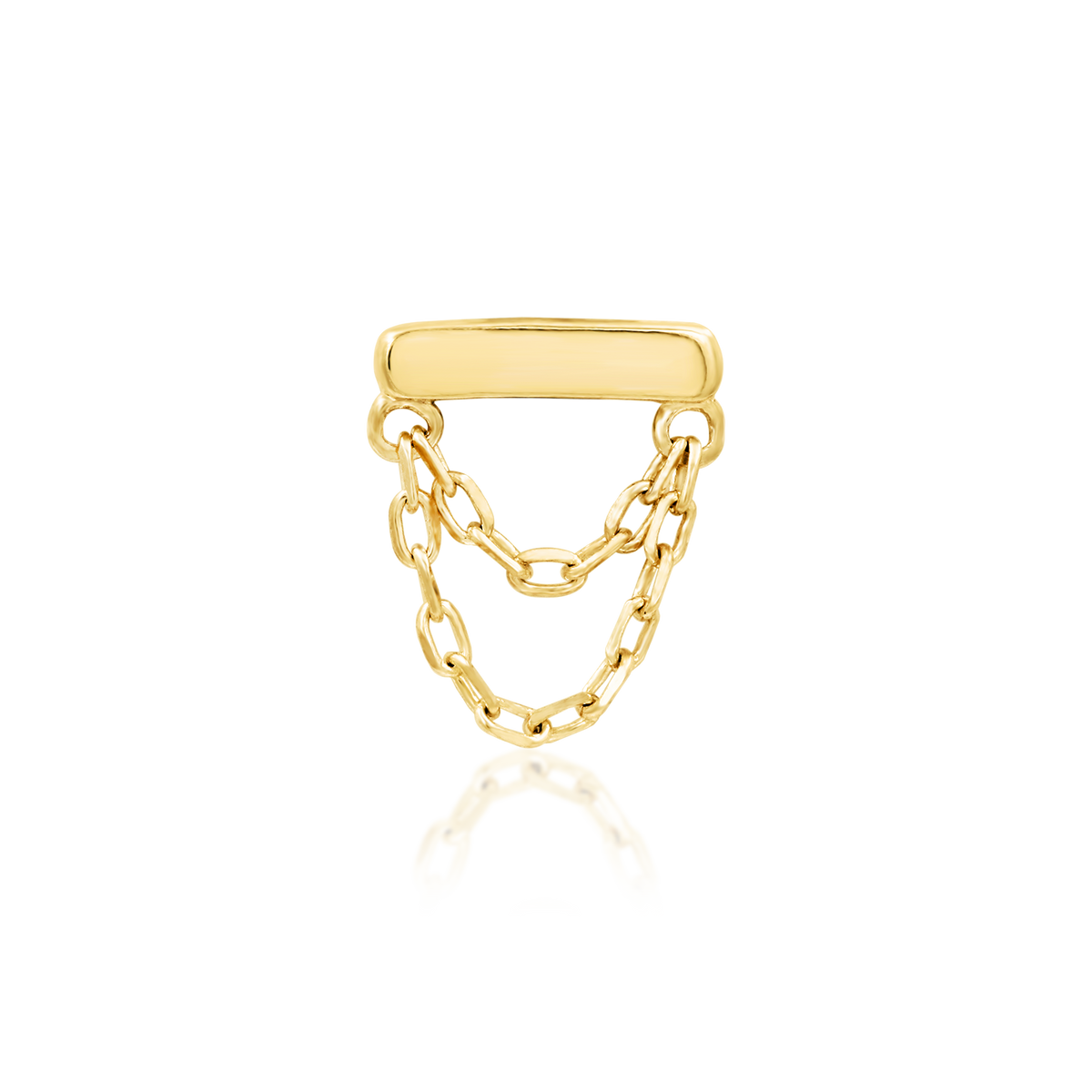 Junipurr Daria 14k Gold Piercing End product photograph