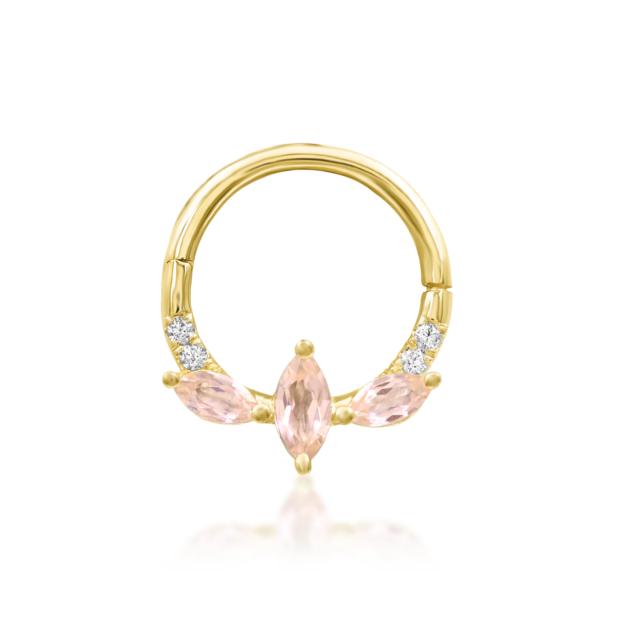 Junipurr Parisa 14k Gold Piercing End product photograph