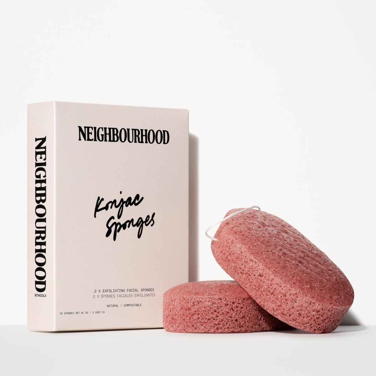 Neighbourhood Botanicals Exfoliating Konjac Sponges pair