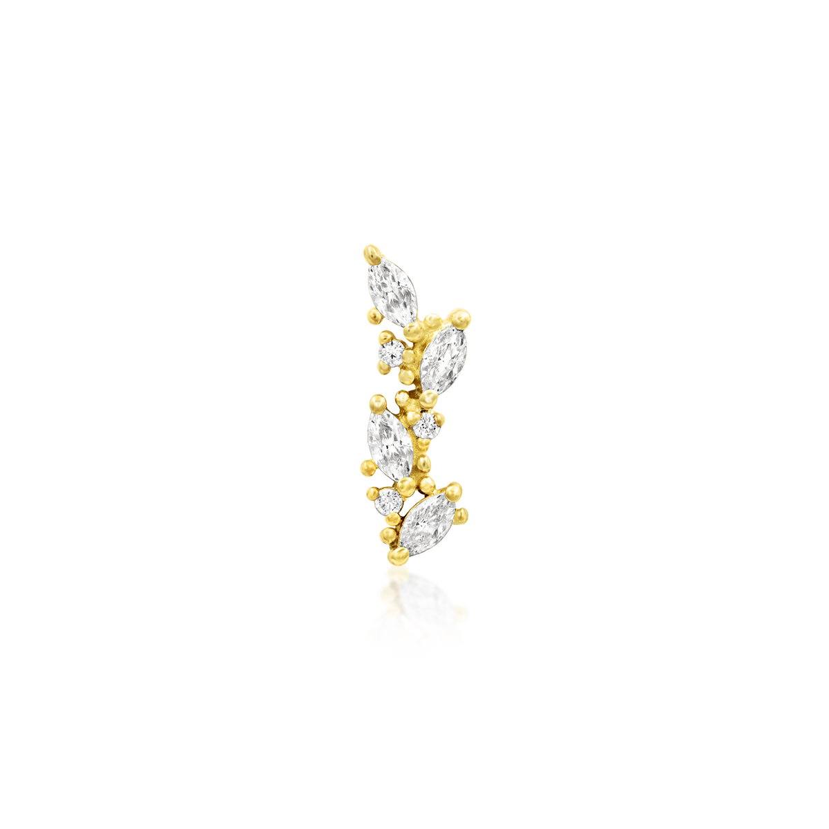 Junipurr Andreia 14k Gold Piercing End product photograph