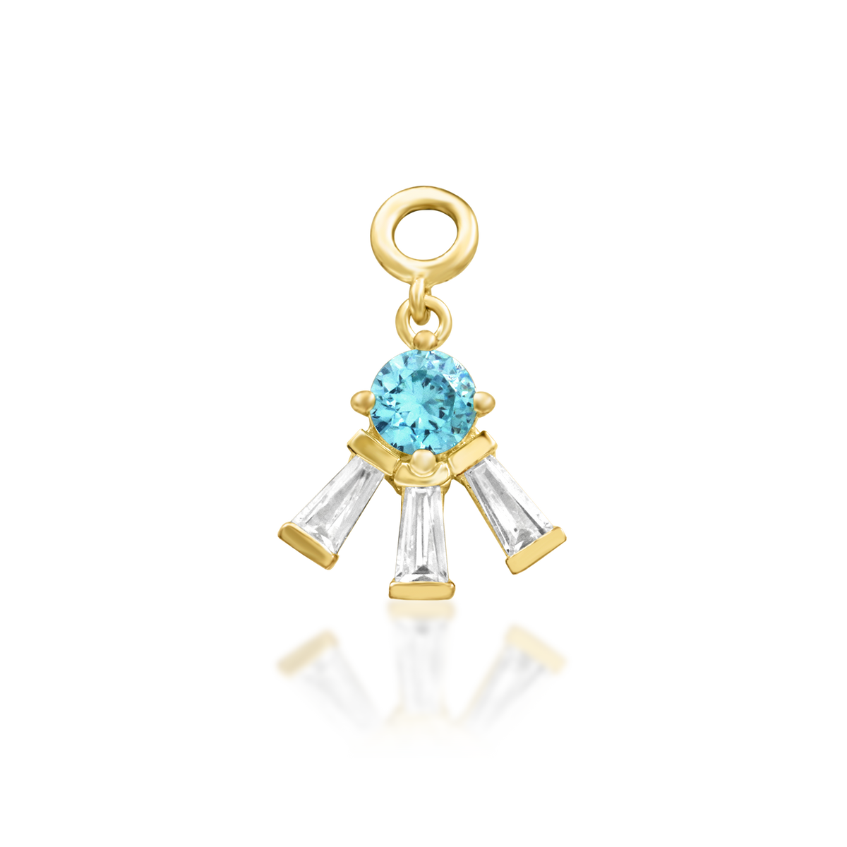 Junipurr Aubrey 14k Gold Piercing End product photograph