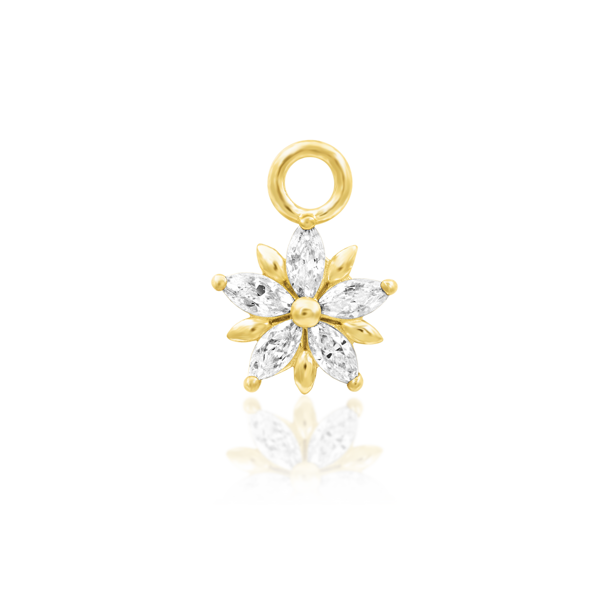 Junipurr Kira 14k Gold Piercing End product photograph