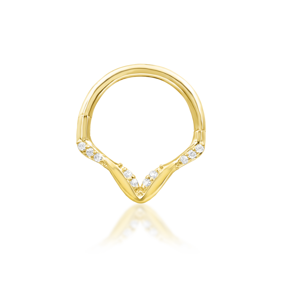 Junipurr Marssa 14k Gold Piercing End product photograph