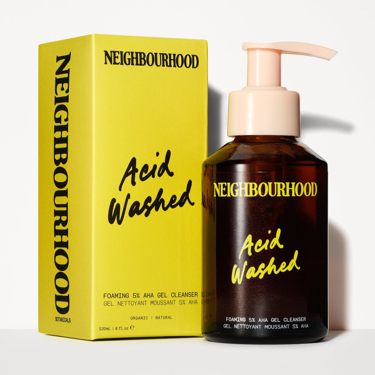 Neighbourhood Botanicals Acid Washed 5% AHA Gel Cleanser — 120ml product photograph