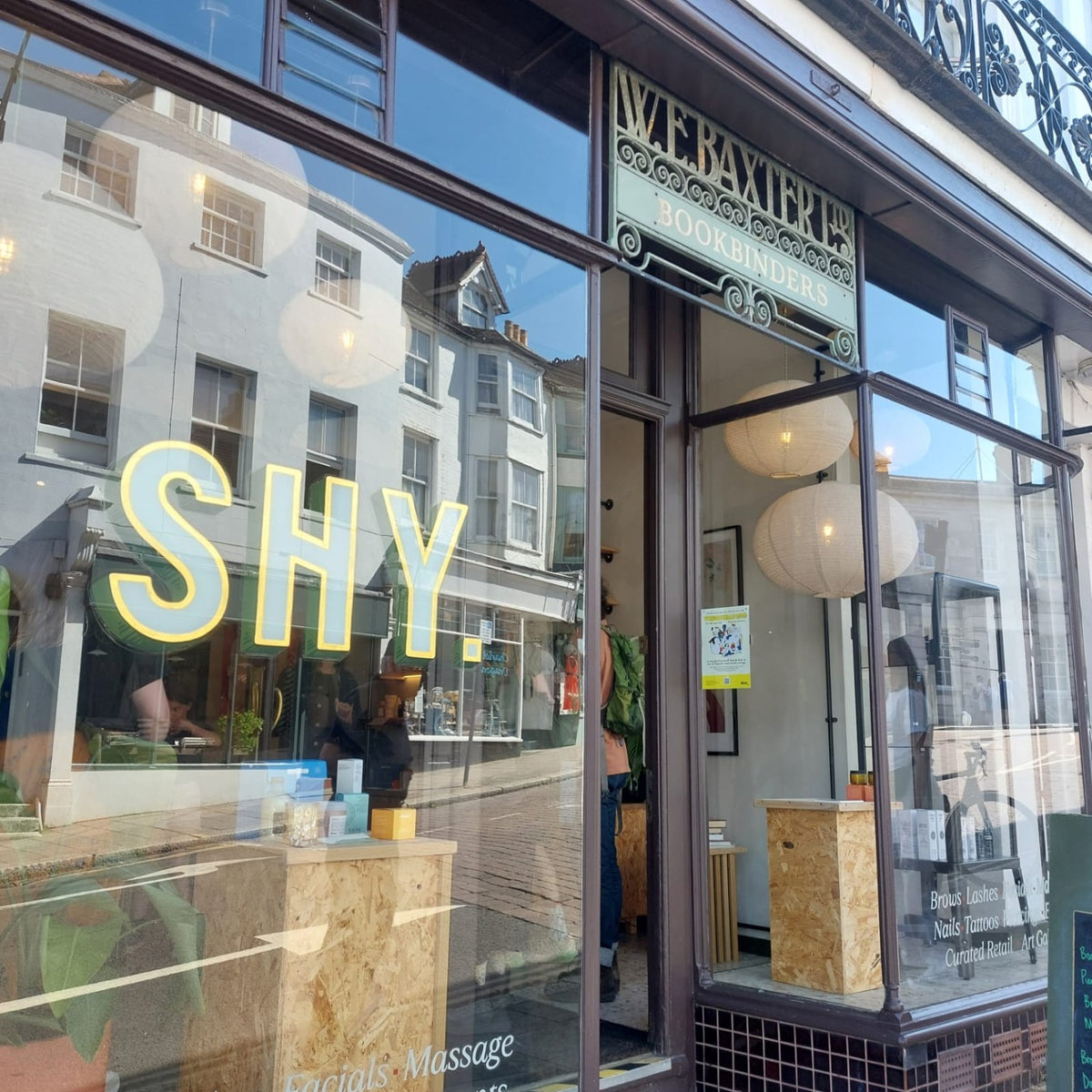 The SHY shopfront at 35 High Street in Lewes