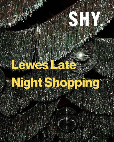 SHY Late Night Shopping poster, 4 December 2025 in Lewes